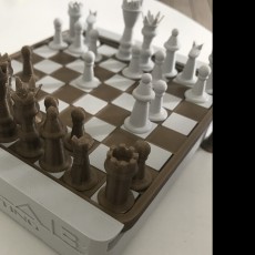 Picture of print of Mini-Mate travel chess set