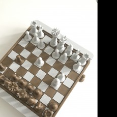 Picture of print of Mini-Mate travel chess set