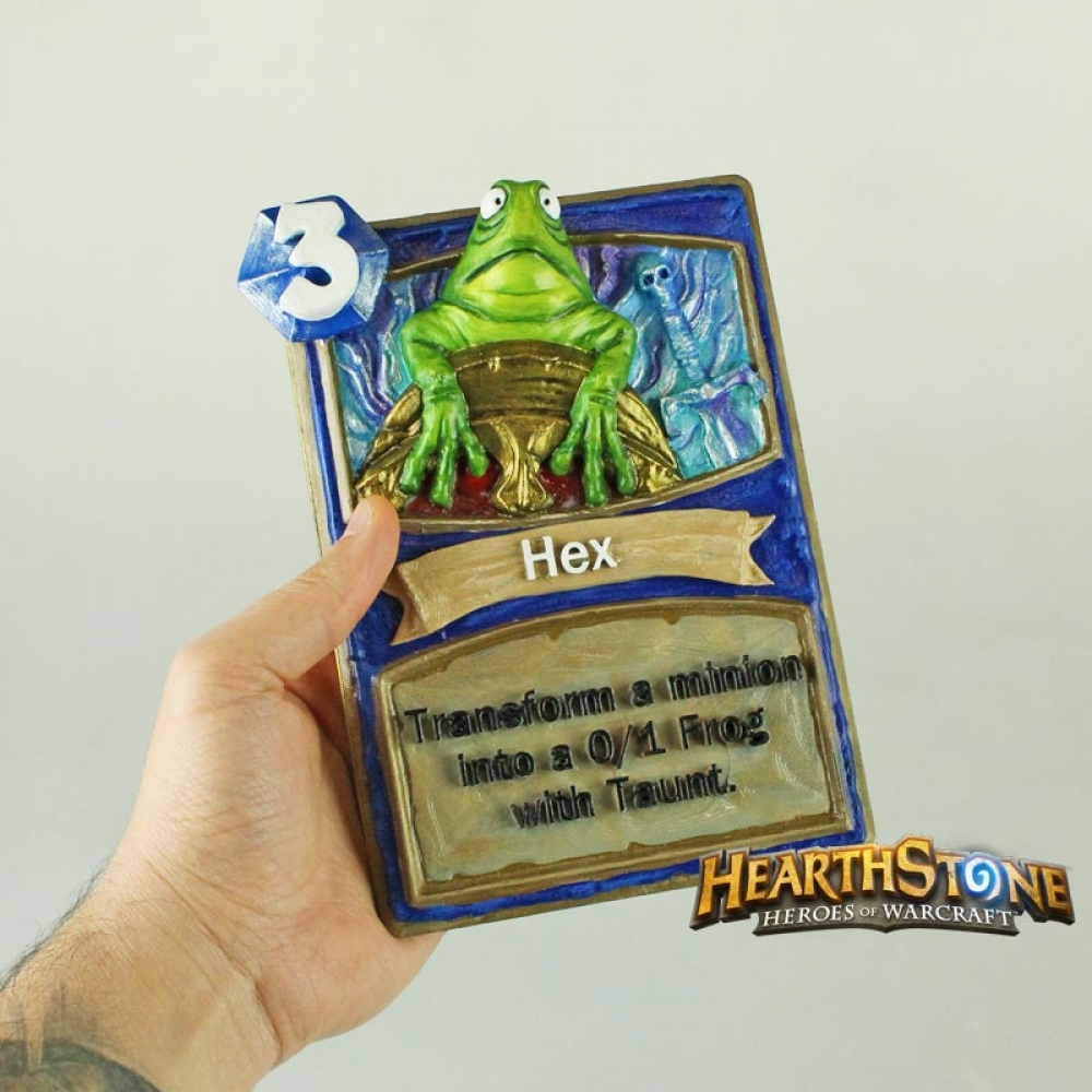 HEX CARD from Hearthstone!