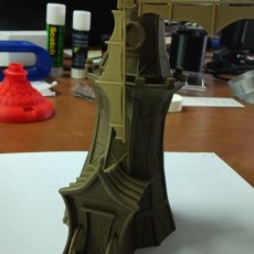 Picture of print of medieval fantasy windmill toy