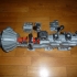 Complete working model, 4 cylinder engine, transmission, and transfer case. Educational Toy print image