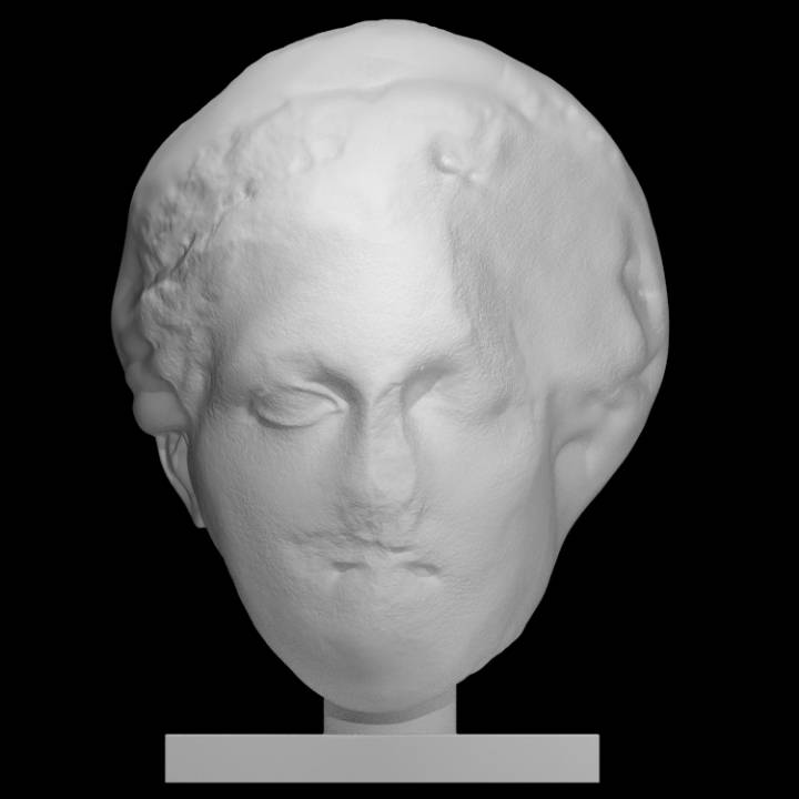 3D Printable Marble head of a Veiled Goddess at The Metropolitan Museum ...