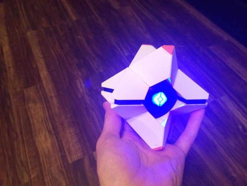 LARGE Destiny Ghost Fully Detailed Model, LED Illuminated, no supports!
