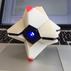 Picture of print of Destiny Ghost (SMALL) Fully Detailed Model, LED Illuminated, Fully printable without supports! This print has been uploaded by Carsten R.