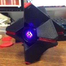 Picture of print of Destiny Ghost (SMALL) Fully Detailed Model, LED Illuminated, Fully printable without supports! This print has been uploaded by Matthew Rodriguez