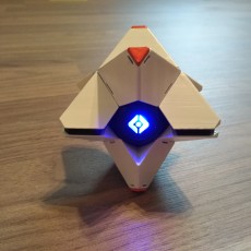 Picture of print of Destiny Ghost (SMALL) Fully Detailed Model, LED Illuminated, Fully printable without supports! This print has been uploaded by Lara Hergt