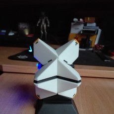 Picture of print of Destiny Ghost (SMALL) Fully Detailed Model, LED Illuminated, Fully printable without supports! This print has been uploaded by Peter Szoke
