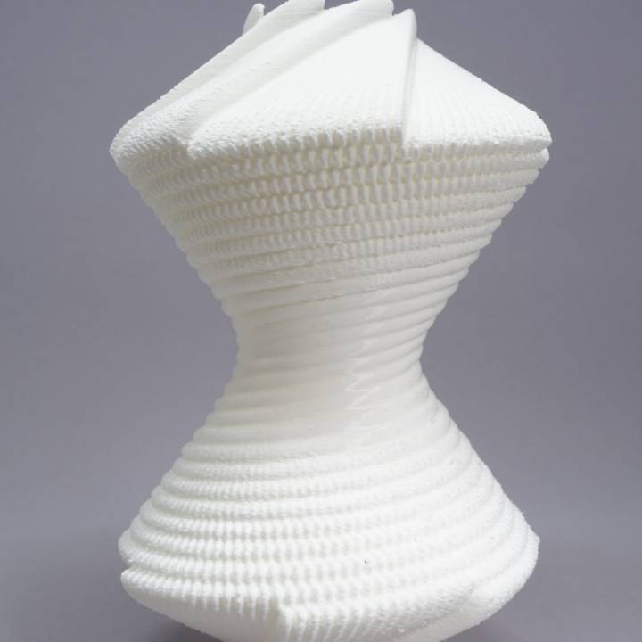 3D Printable Vase GRAF-X 01 by Udo Graf