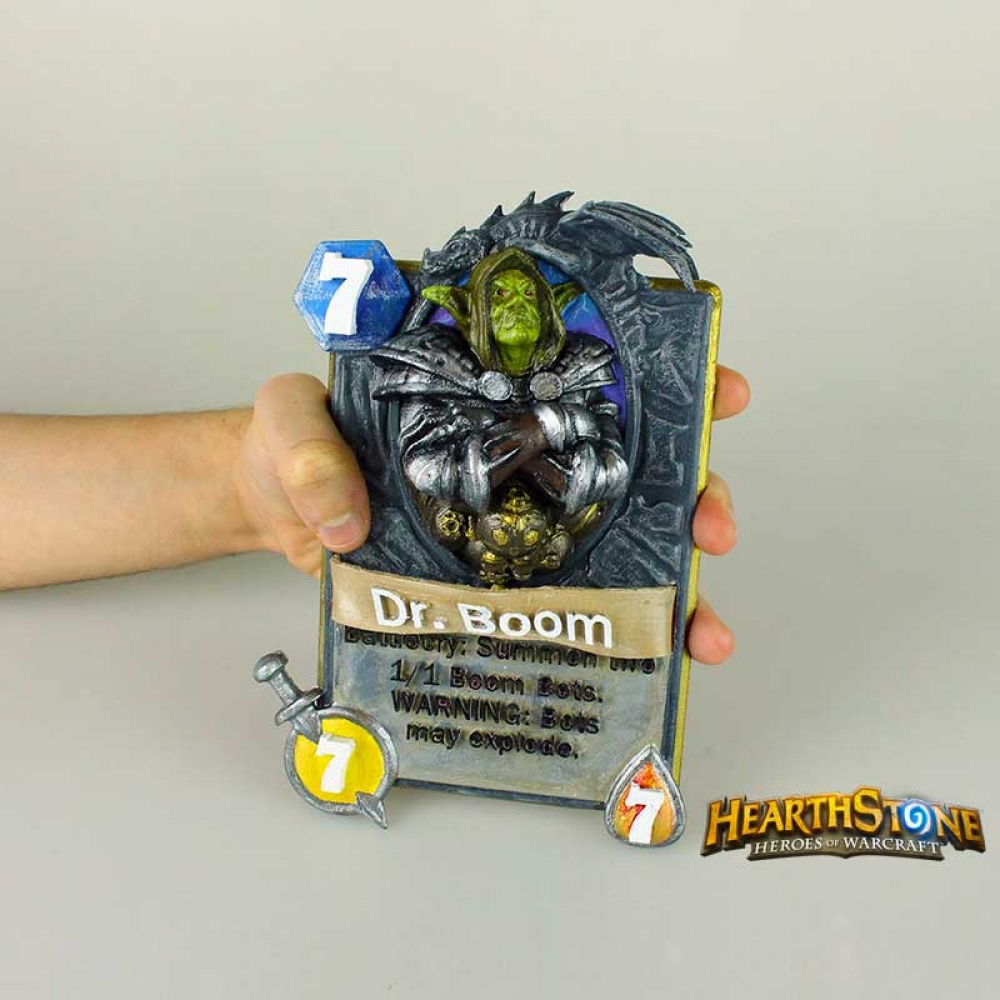 Dr. Boom Card from Hearthstone