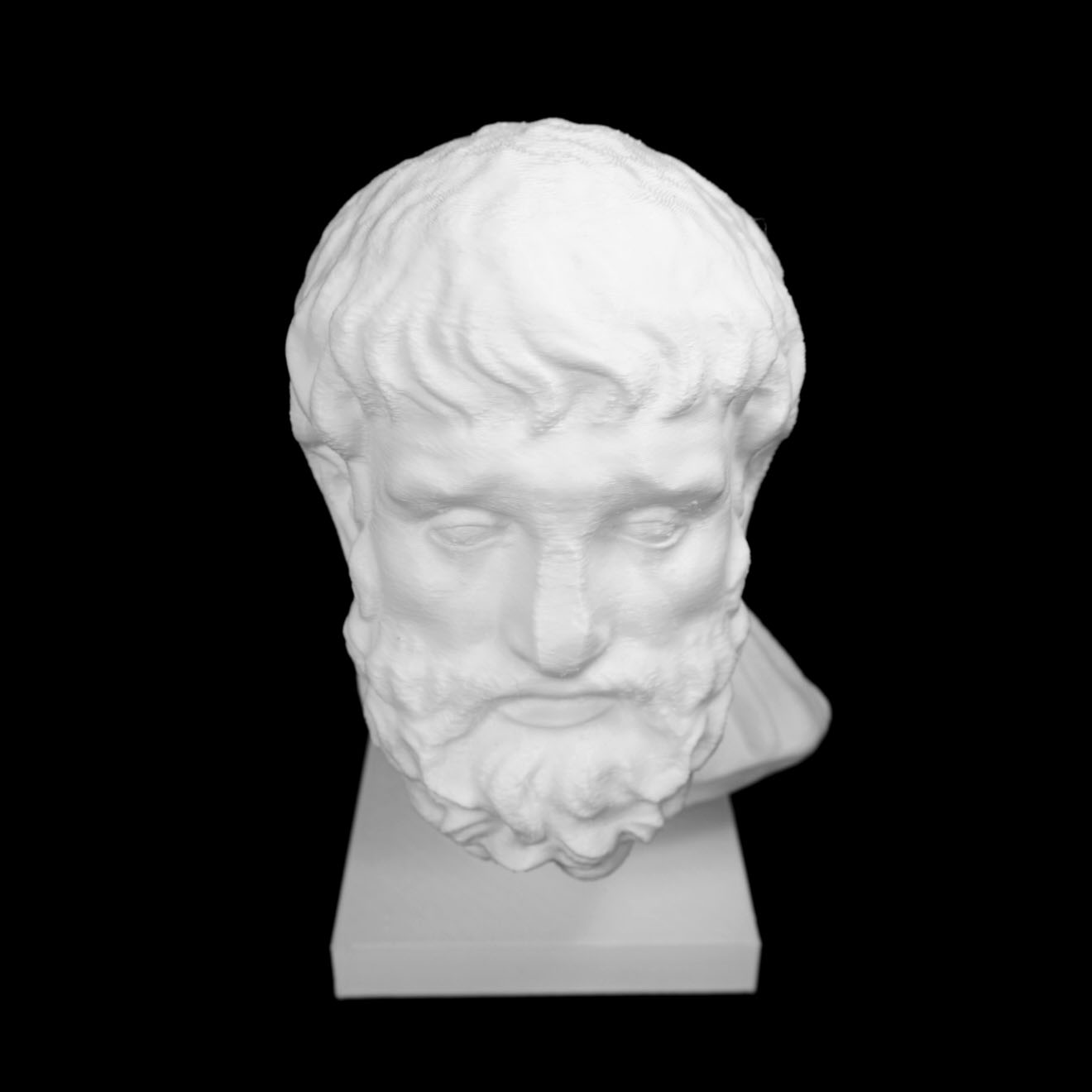 Marble Head of Epikourus at The Metropolitan Museum of Art, New York