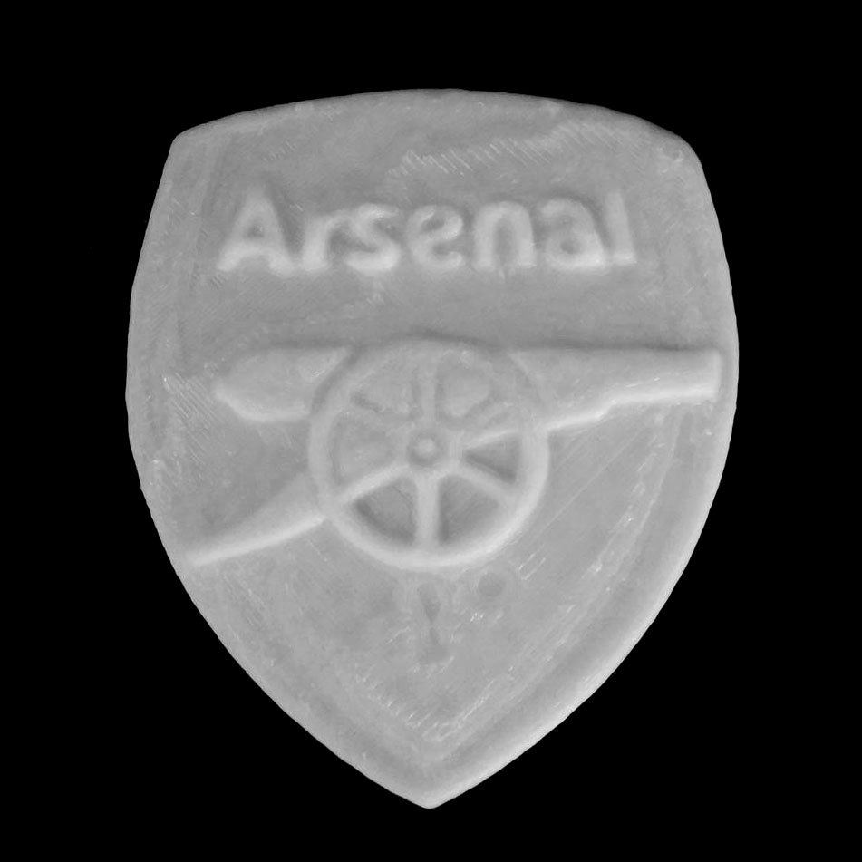 Arsenal Crest at The Emirates Stadium, London