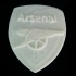 Arsenal Crest at The Emirates Stadium, London image