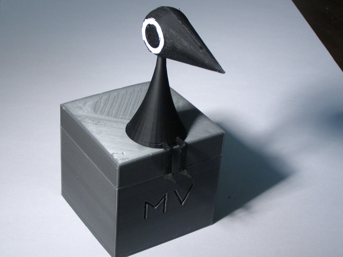 Monument valley box with crow