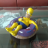 Homer with integrated support print image