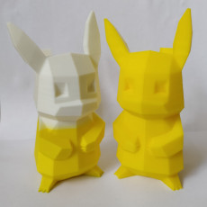 Picture of print of Low-Poly Pikachu This print has been uploaded by Ben
