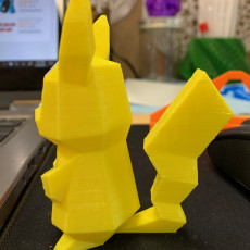 Picture of print of Low-Poly Pikachu This print has been uploaded by Sabrina Russell