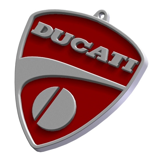 Ducati logo keychain