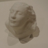 Bust of Eleonora Duse at The Gallery of Modern Art of the Palazzo Pitti in Florence, Italy print image