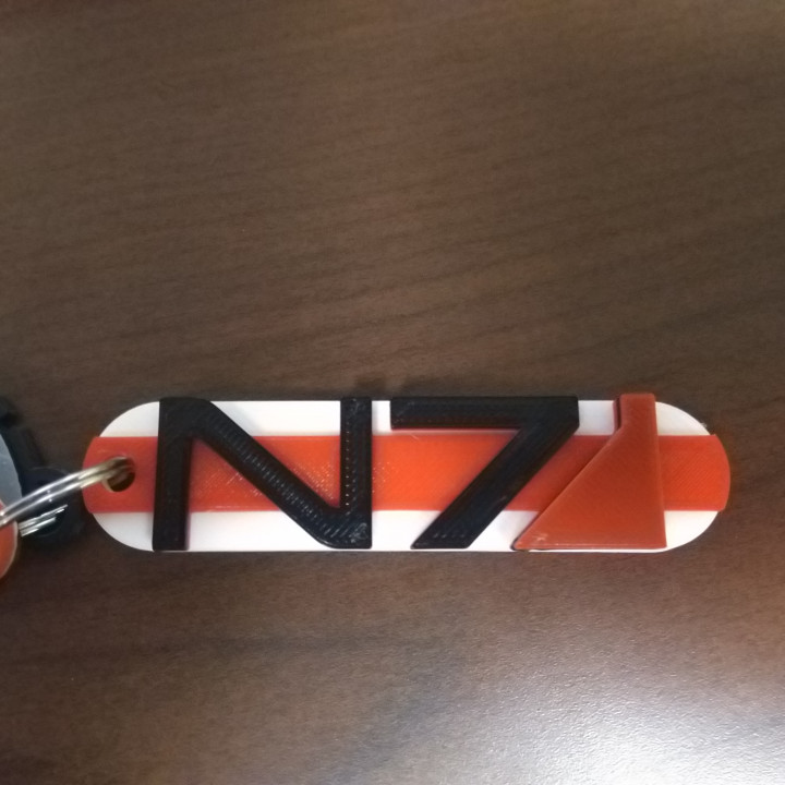 N7 Logo Keychain - Mass Effect