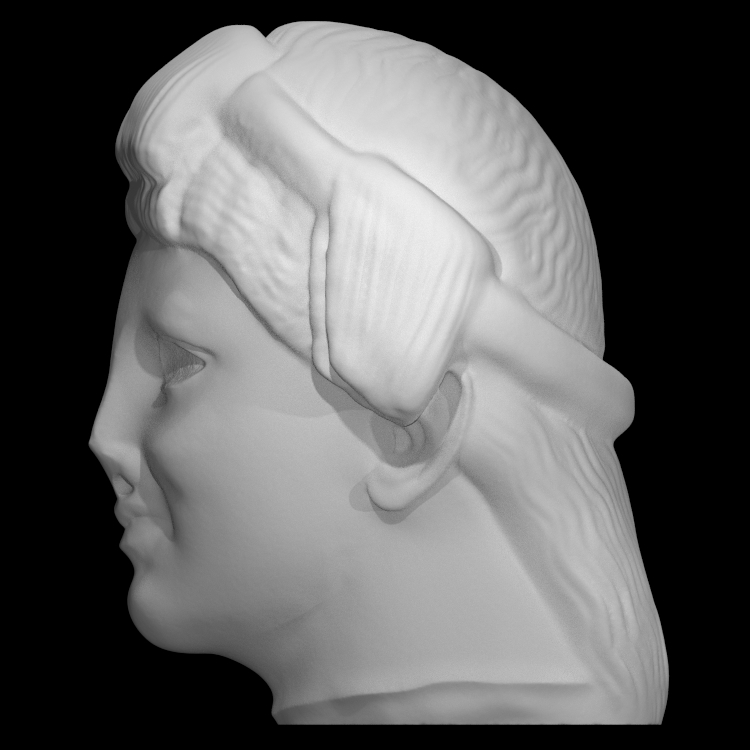 Marble Head of Apollo at The Metropolitan Museum of Art, New York
