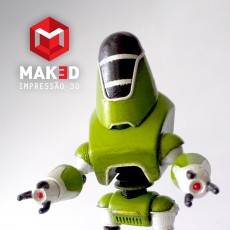 Picture of print of Fallout 4 - Protectron Action Figure This print has been uploaded by Maked 3D
