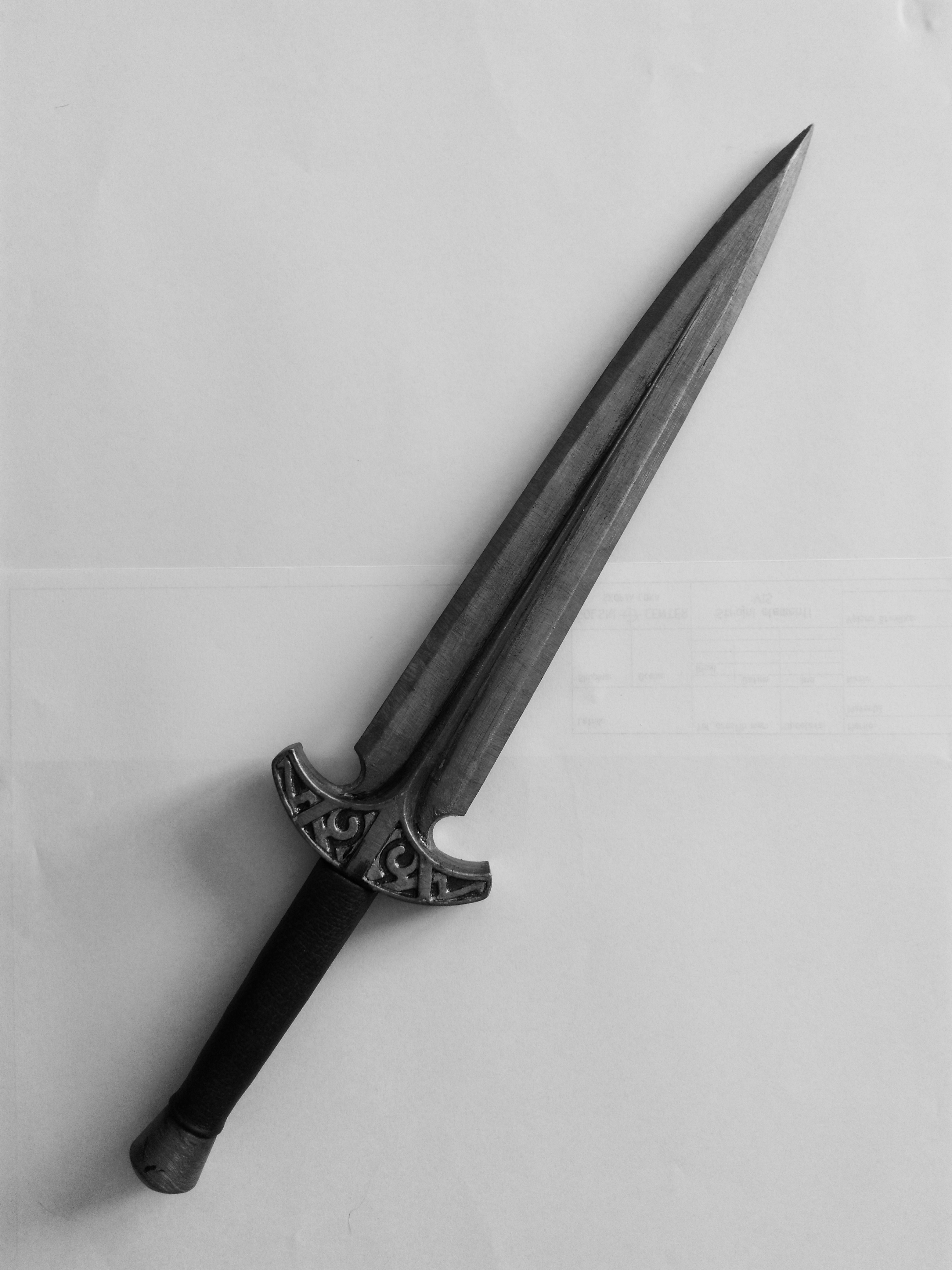Steel dagger inspired by Skyrim
