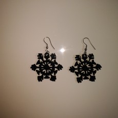 Picture of print of Snowflake Earings
