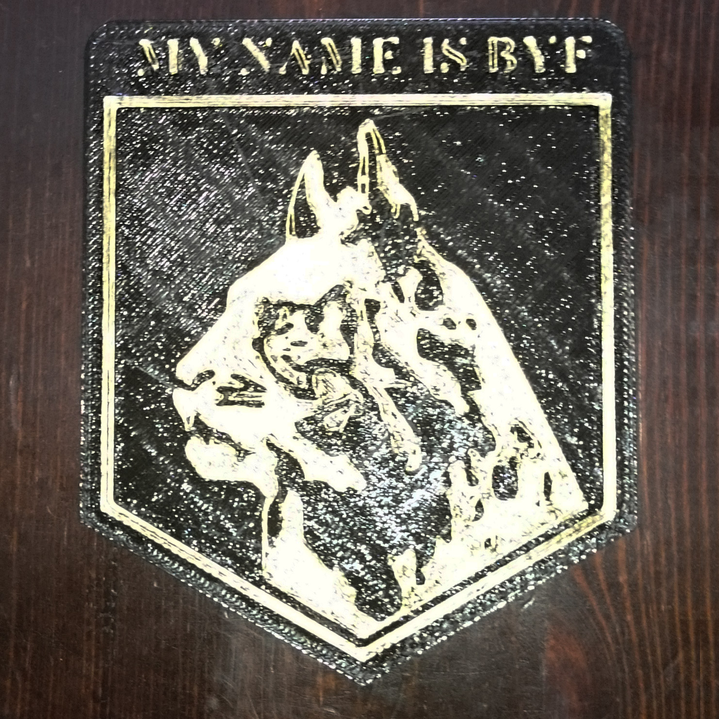 My Name Is Byf 3D Logo