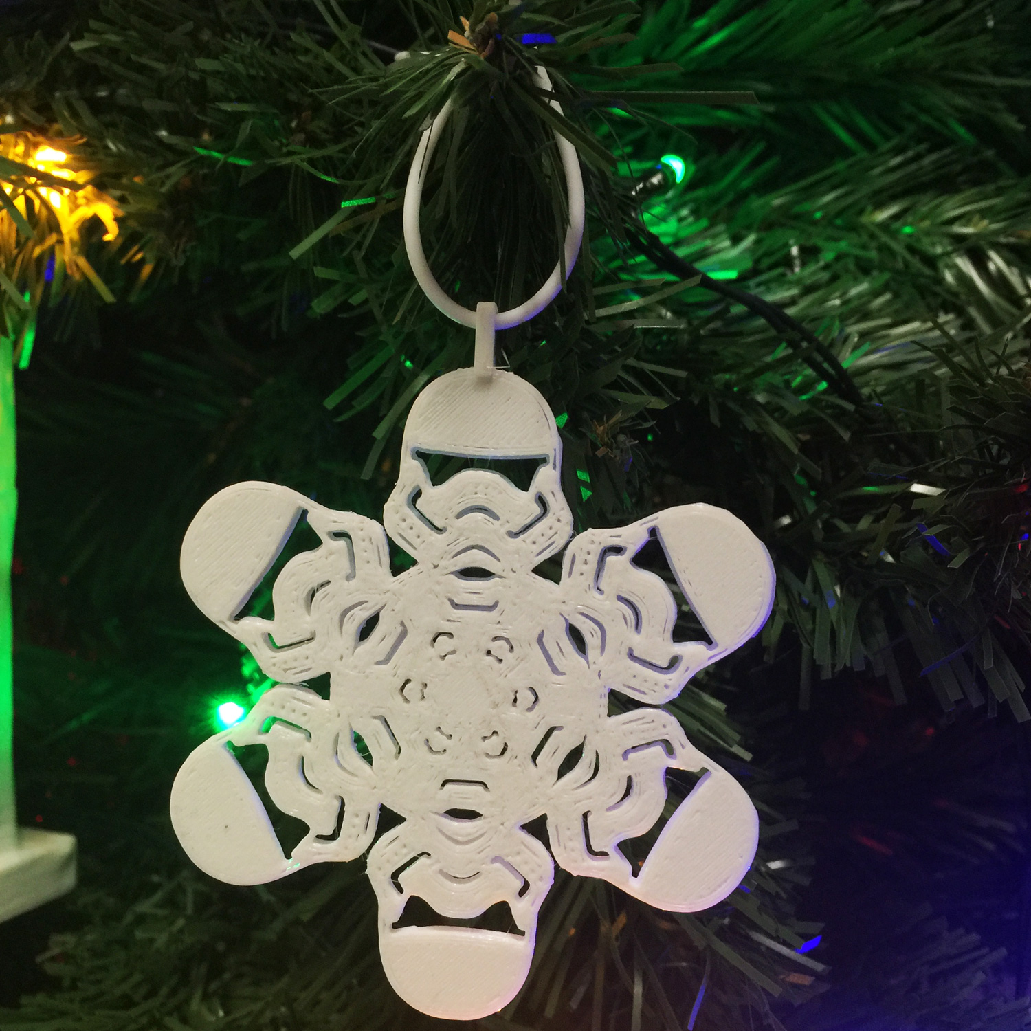 First Order Stormtrooper Flake Christmas Decoration