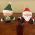 Articulated Christmas Toys print image