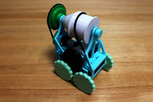 PulleyBot: A Pulley Driven Robot