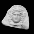 Antefix (end-tile): head of Artemis-Bendis at The British Museum, London image