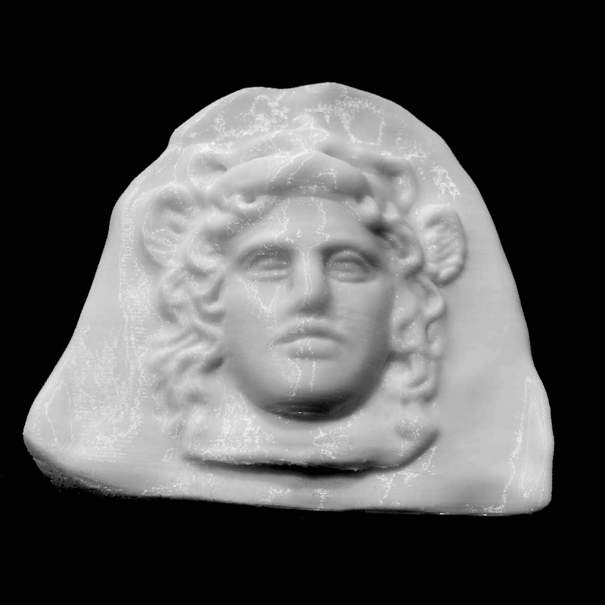 Antefix (end-tile): head of Artemis-Bendis at The British Museum, London