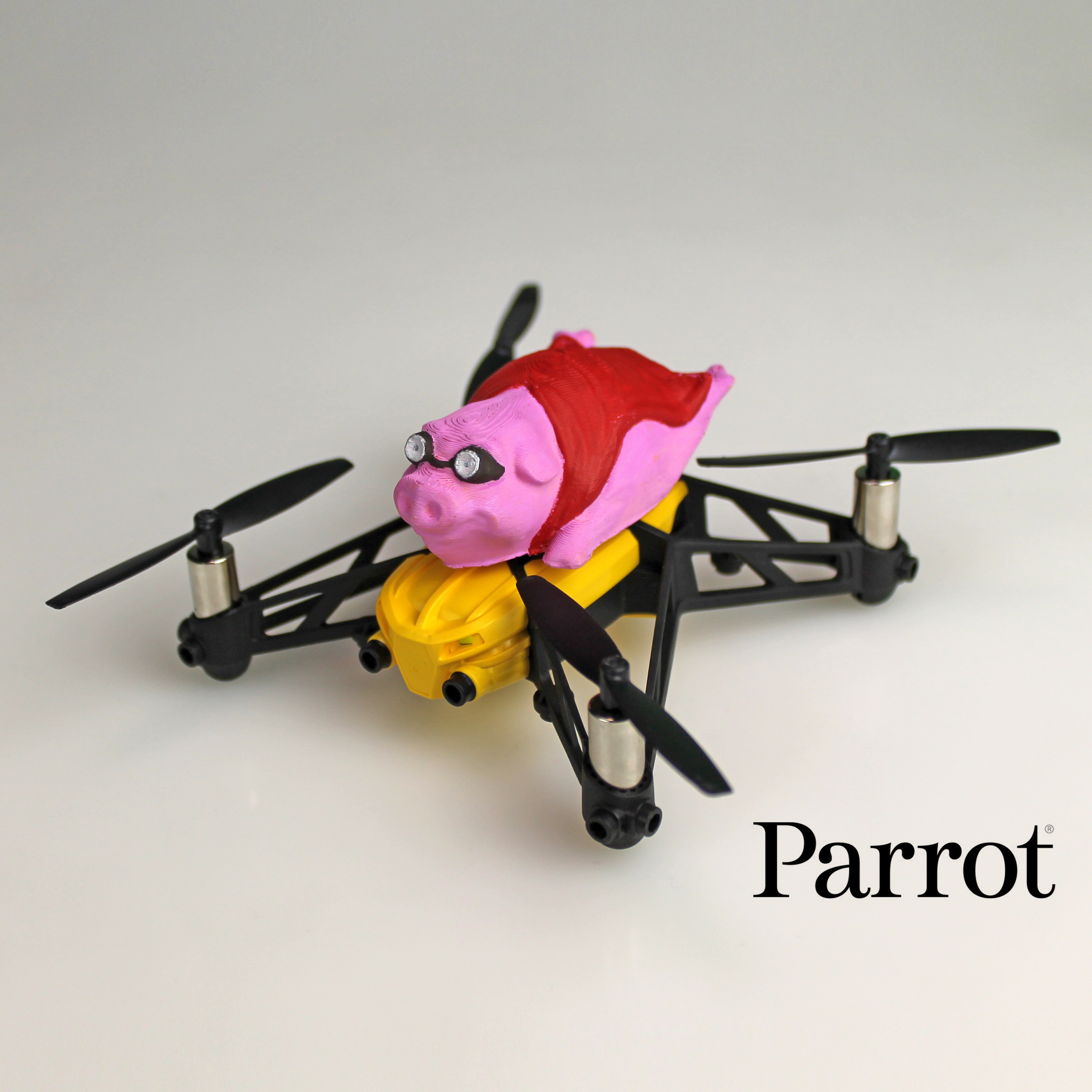 Parrot Minidrone Flying Pig!
