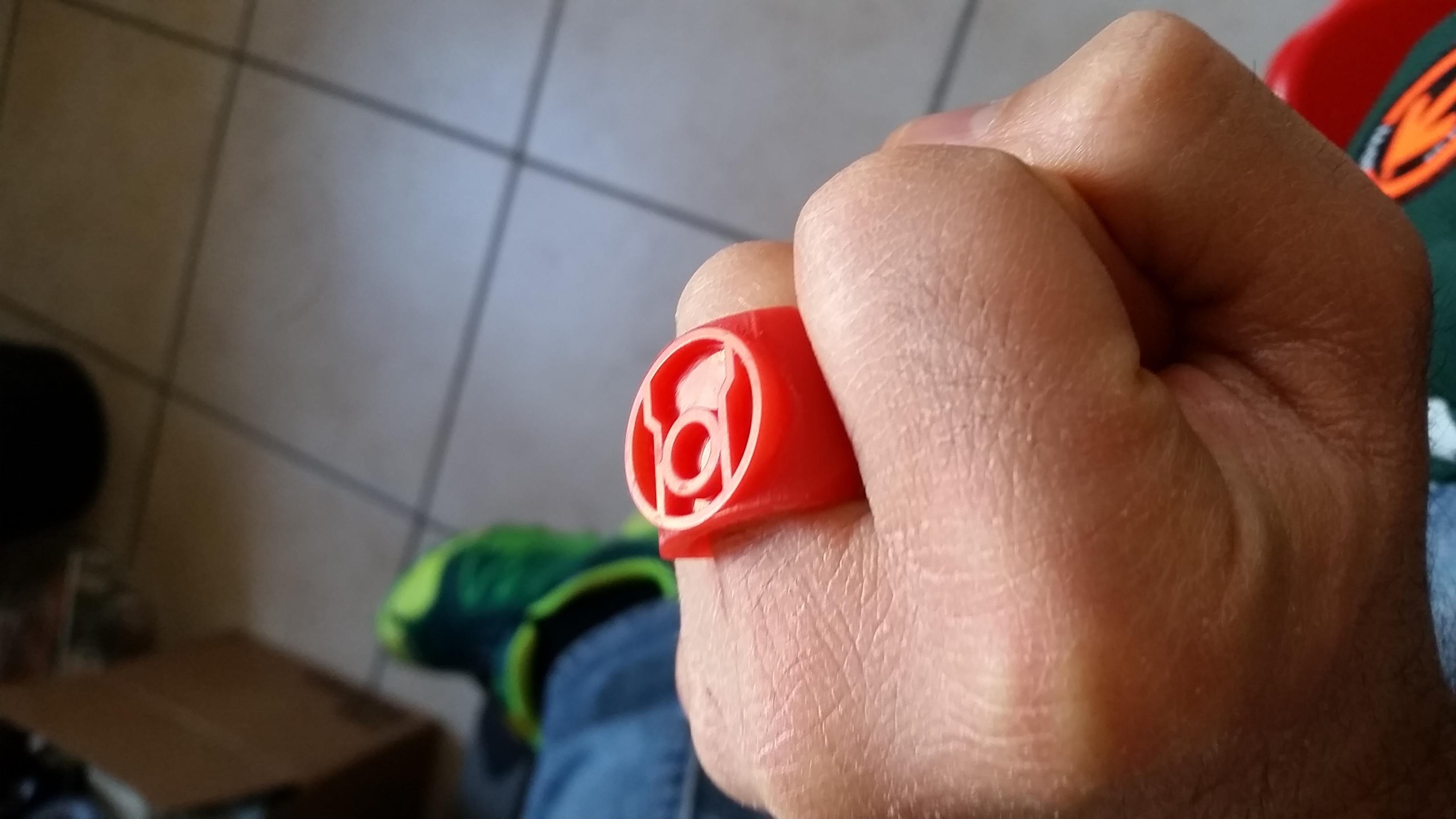 $2.50Green Lantern Rings : Rage (Red).