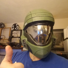 Picture of print of Halo 3 ODST helmet Wearable Cosplay