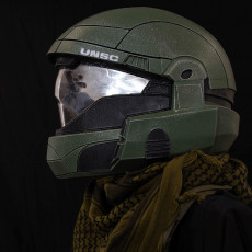 Picture of print of Halo 3 ODST helmet Wearable Cosplay