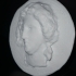 Mirror cover with the head of a maenad or Ariadne at The British Museum, London image