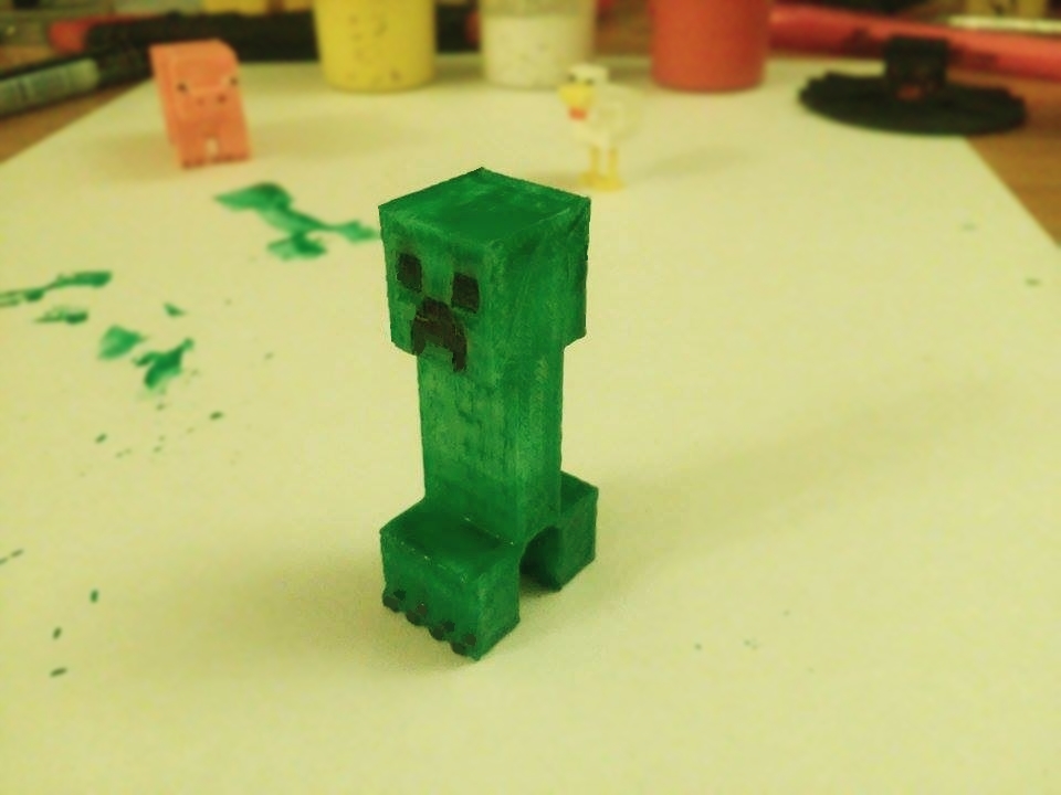 Minecraft well-scaled creeper