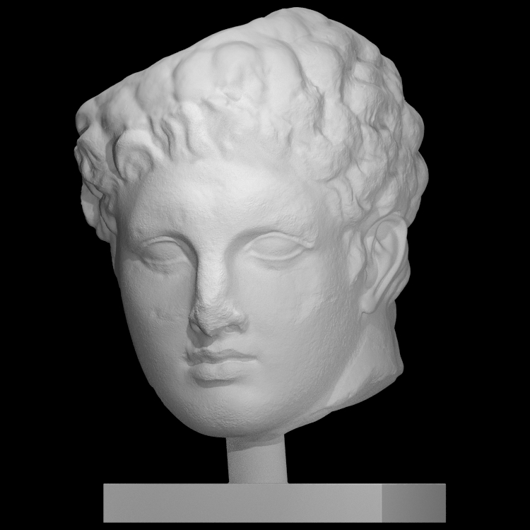 Head of a youth from a relief at The Metropolitan Museum of Art, New York