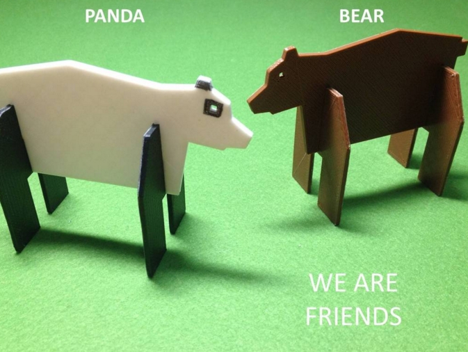 Simple animals 6 - Bear & Panda