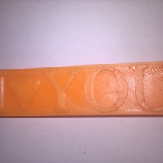 Picture of print of Personalised USB flash drive - 3D printed I LOVE YOU shaped