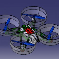 Picture of print of DUCTED FUN Parrot airborne mini drone