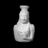 Vessel in the form of a female holding a bird at The British Museum, London image