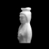 Scent bottle depicting a woman holding a dove at The British Museum, London image