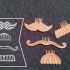Movember Stache Combs image