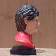Picture of print of Bust of Ayrton Senna