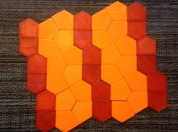 Cairo and prismatic pentagon tiles