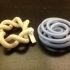 3D-printed Conformations of Knots through 7 Crossings image