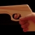 pistolet à élastique, rubber band gun image